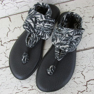 Sanuk Slingback Yoga shoes thong sandals